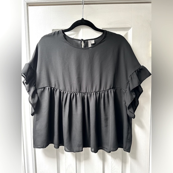 ASOS Tops - ASOS BLACK BLOUSE - Size US 10 - Oversized